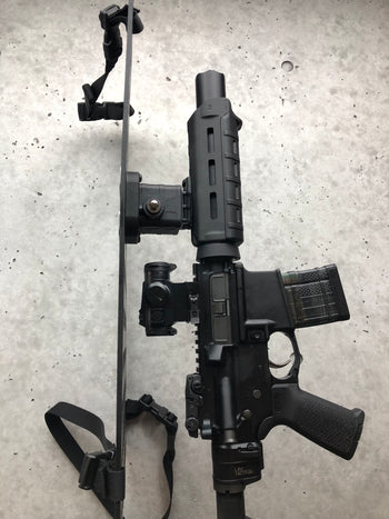 Vehicle Locking Rifle Rack - Raptor Picatinny Mount™ + 15.25 X 25 RMP™ - Grey Man Tactical