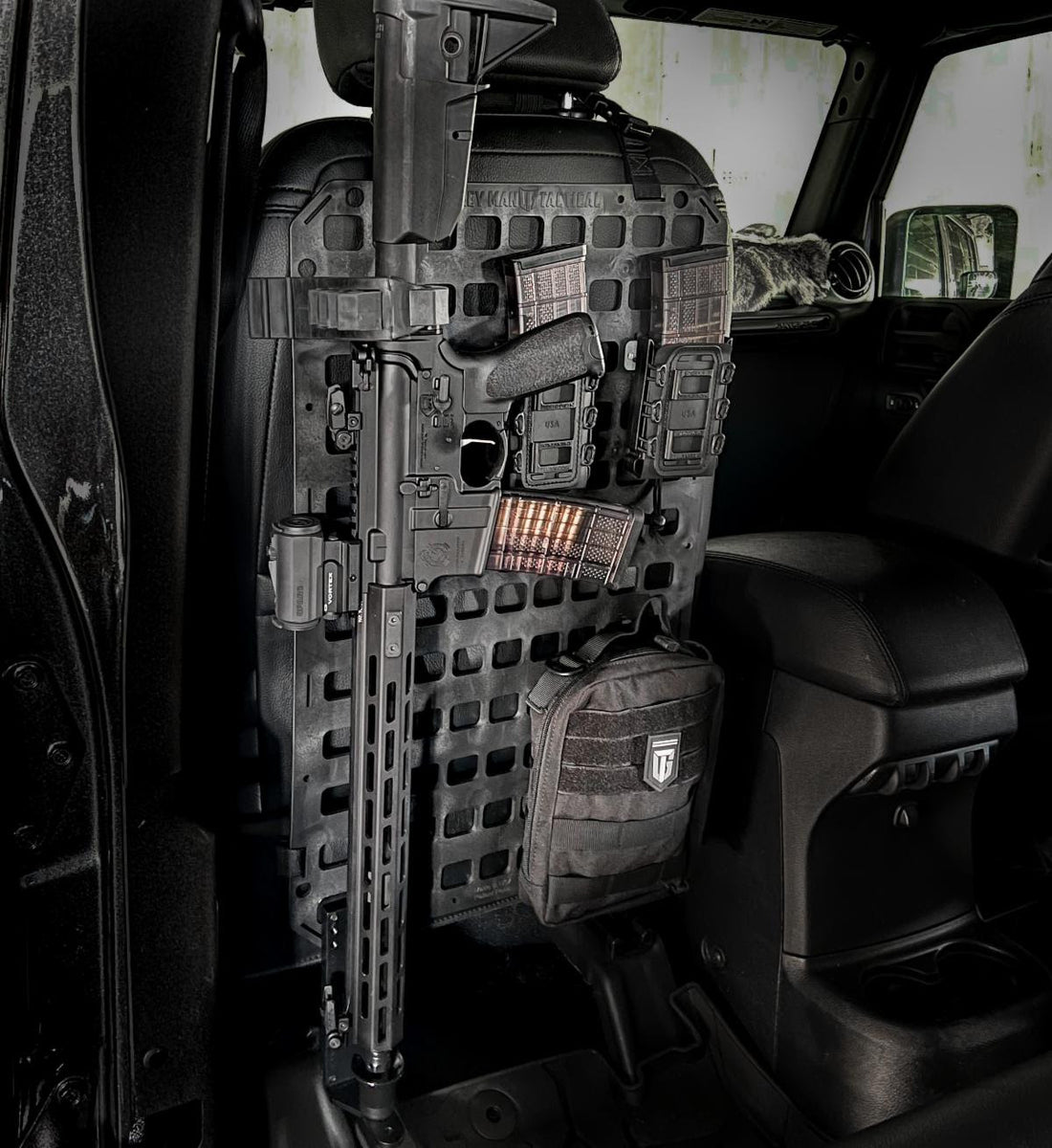 Grey Man Tactical™ Introduces the #203 Vehicle Rifle Rack - Muzzle Cup