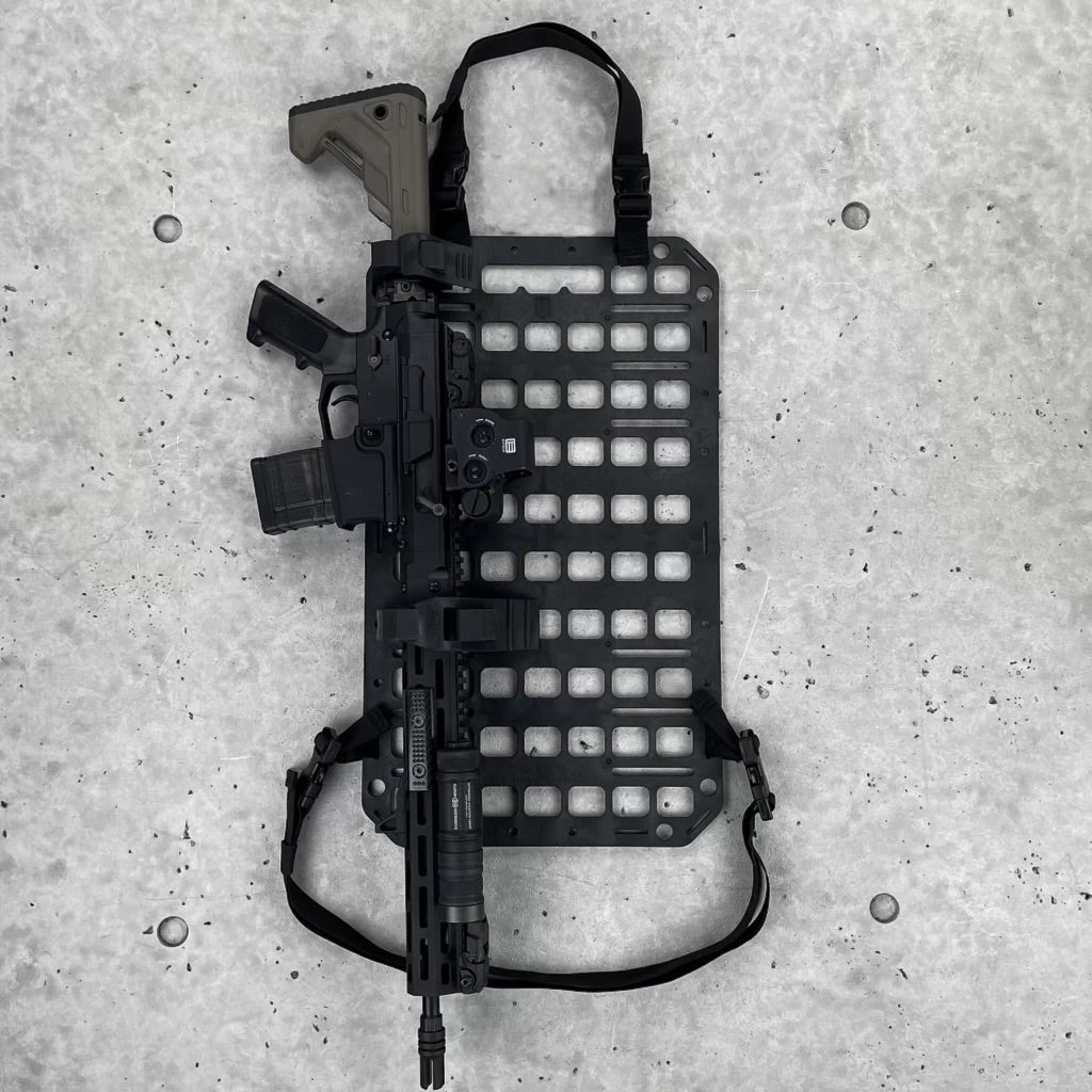 Vehicle Rifle Rack - Rubber Clamps + 12.25 X 21 RMP™ [Nut + Bolt]