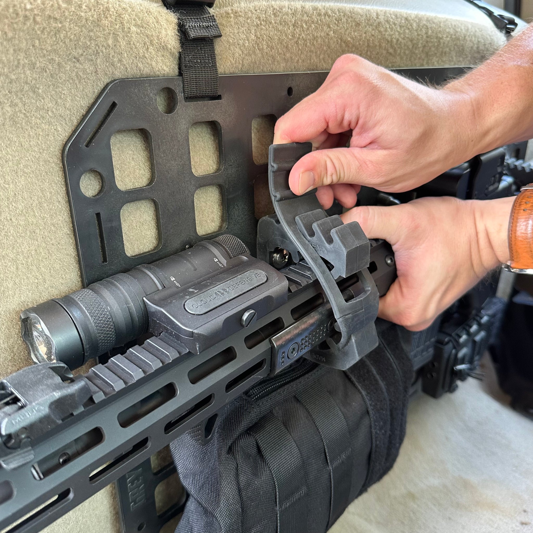#206 - Vehicle Rifle Rack - Under Seat - 15.25 X 25 RMP™ Package