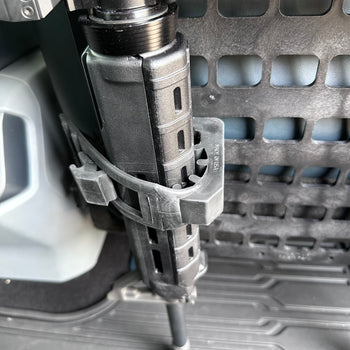 Vehicle Dual Firearm Rack - Rubber Clamps + 15.25 X 25 RMP™