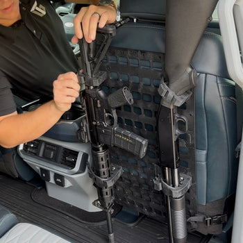 Vehicle Dual Firearm Rack - Rubber Clamps + 15.25 X 25 RMP™