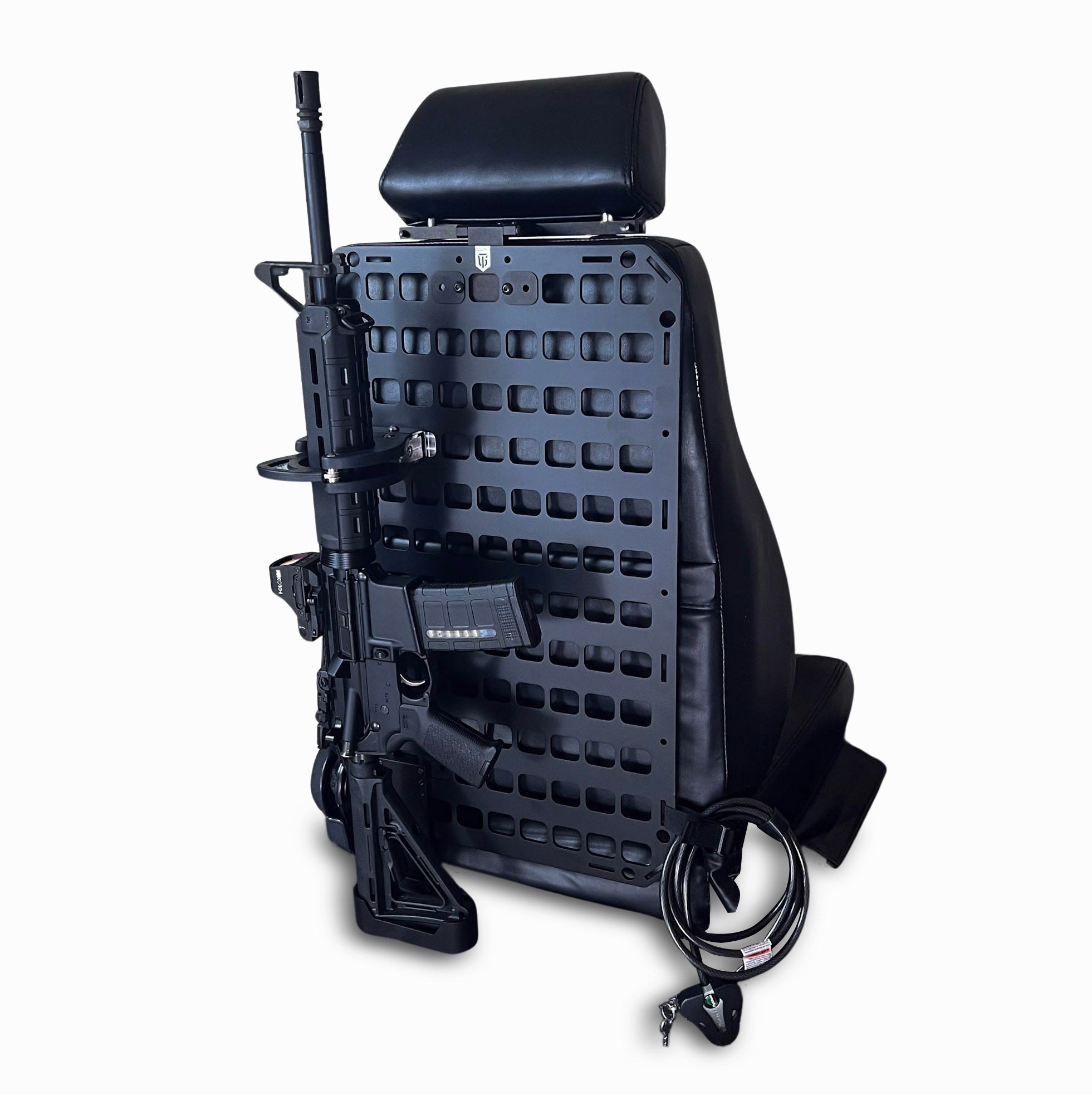 Locking Rifle Rack for Truck | Tactical Vehicle Gun Mount