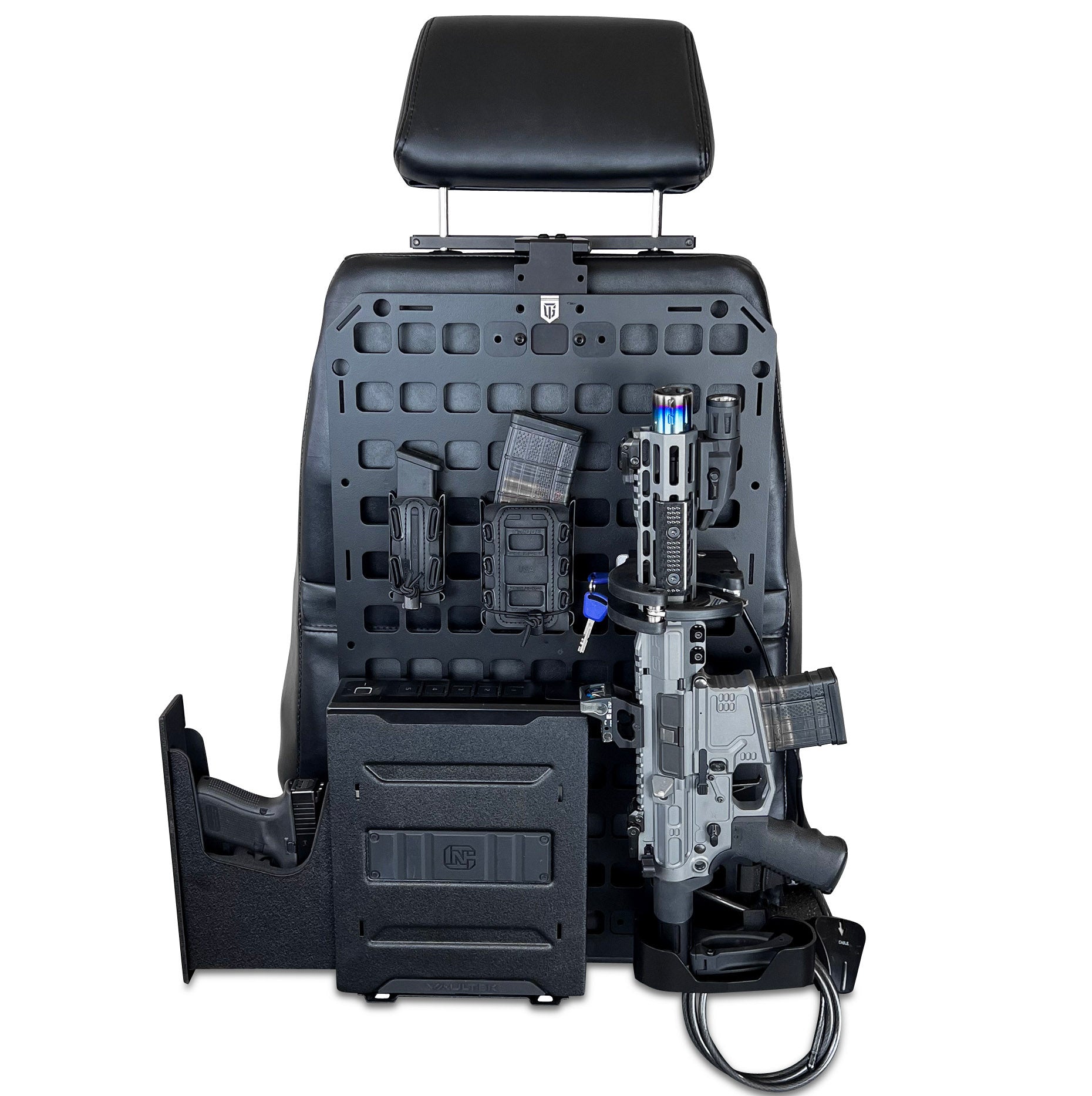 #303 - Vehicle Locking Rifle Rack + Pistol Safe RMPX™ Package