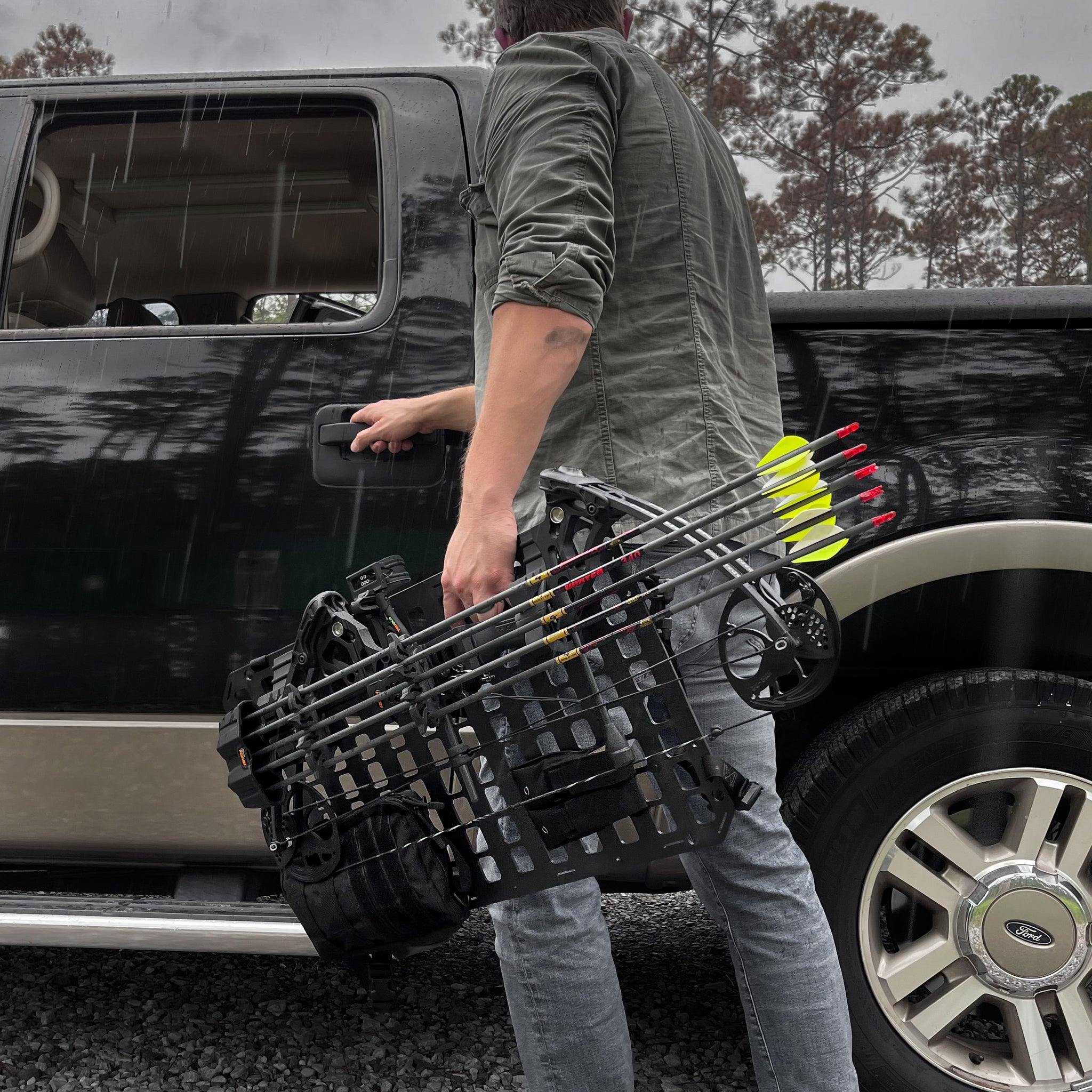 Crossbow Rack Jeep Vehicle Crossbow Rack | Hunting Accessories for Trucks