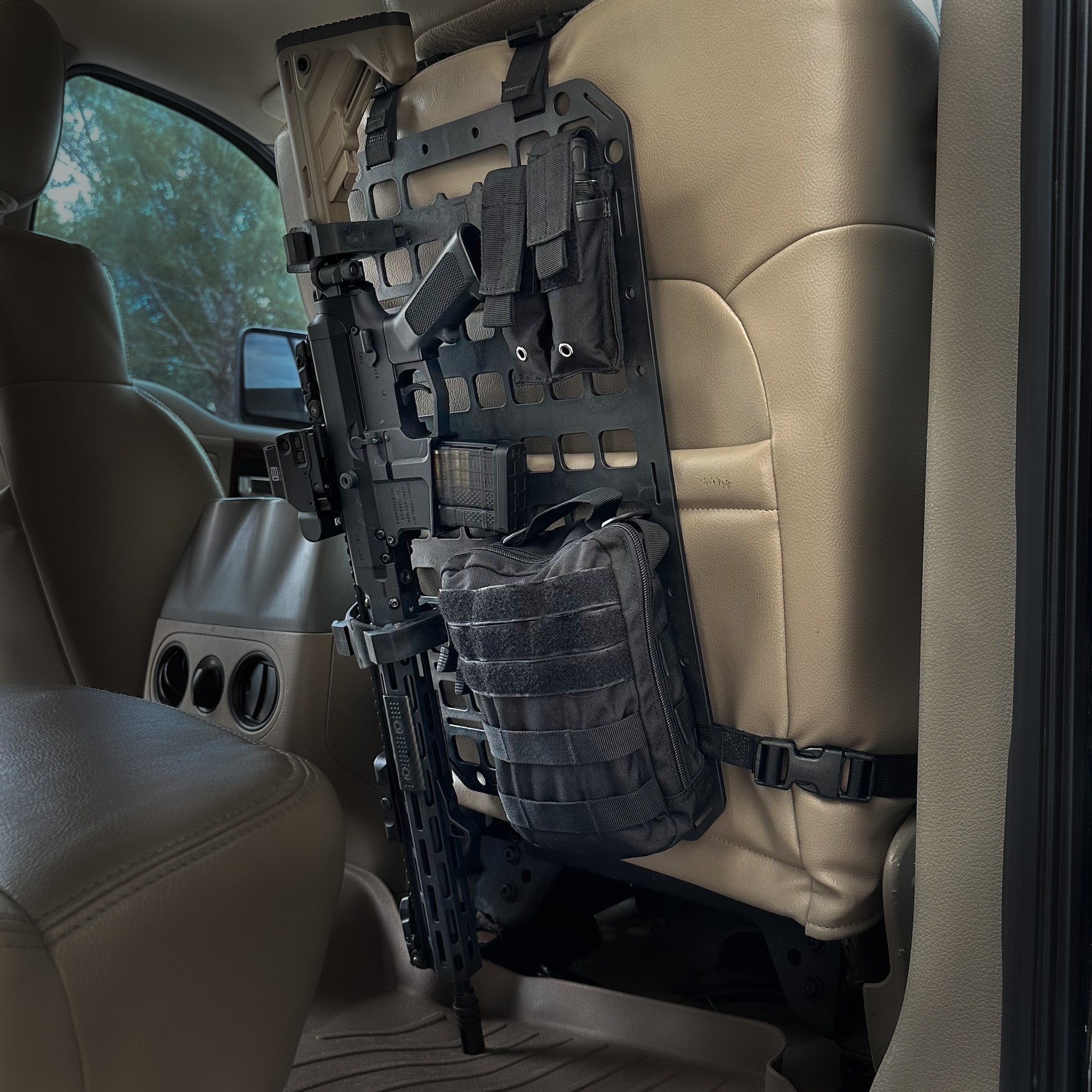 207 Vehicle Rifle rack Rubber Clamps + 12.25 X 21 RMP™ [Nut + Bol