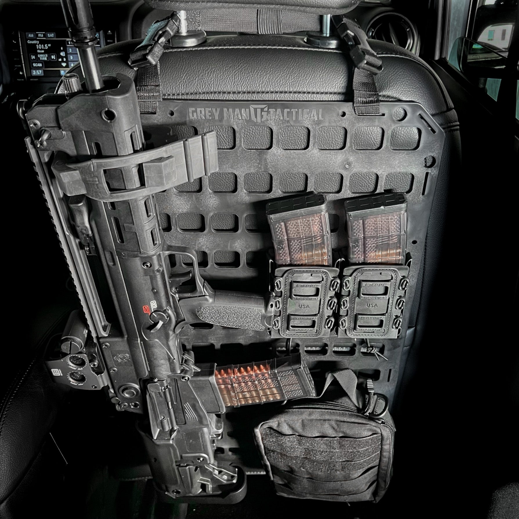 Rifle Rack for Truck | Seat Back Gun Rack | Gun Car Mount