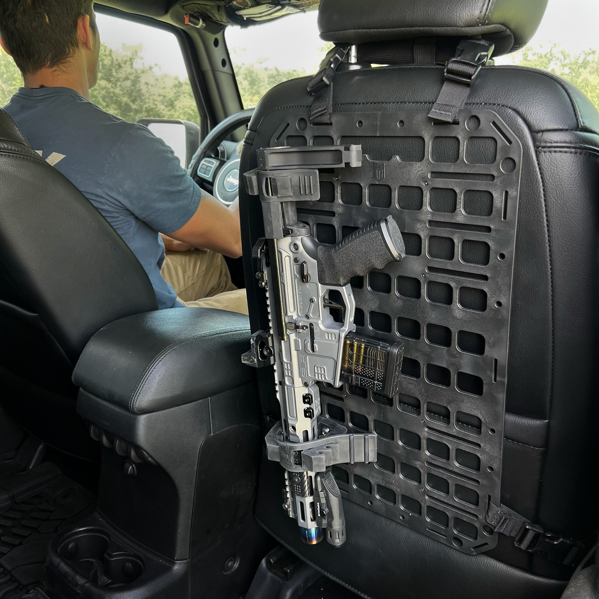 Vehicle Rifle Rack - Rubber Clamps + 12.25 X 21 RMP™ [Nut + Bolt]