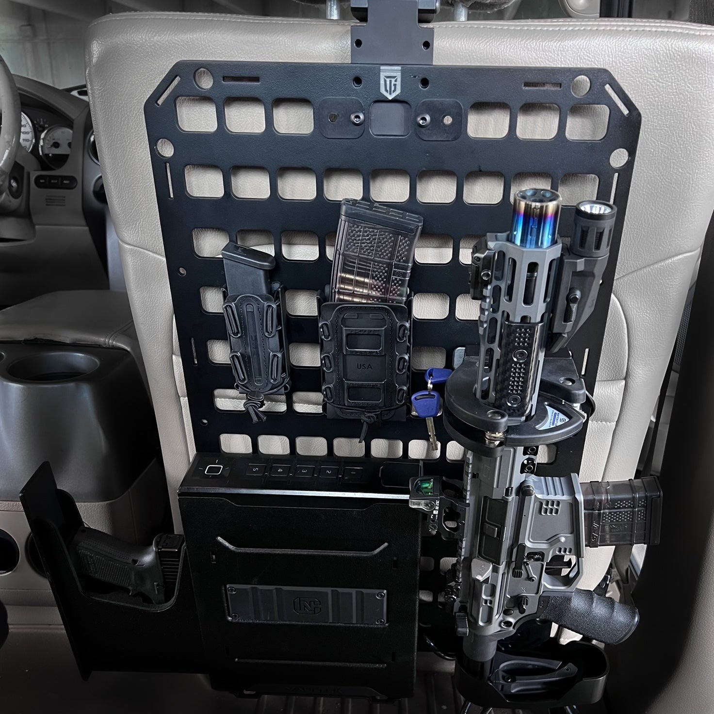#303 - Vehicle Locking Rifle Rack + Pistol Safe RMPX™ Package