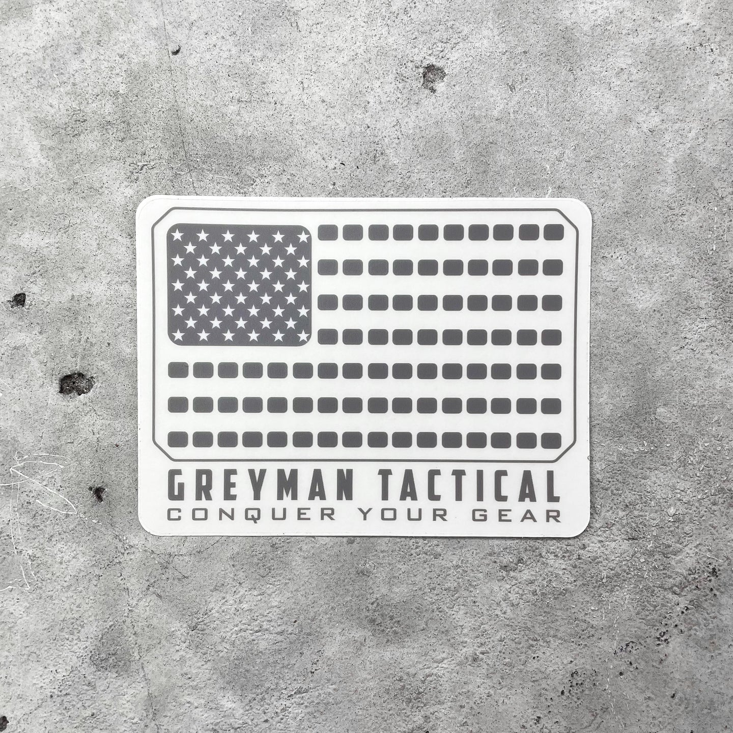 Grey Man Tactical™ American Flag Decal