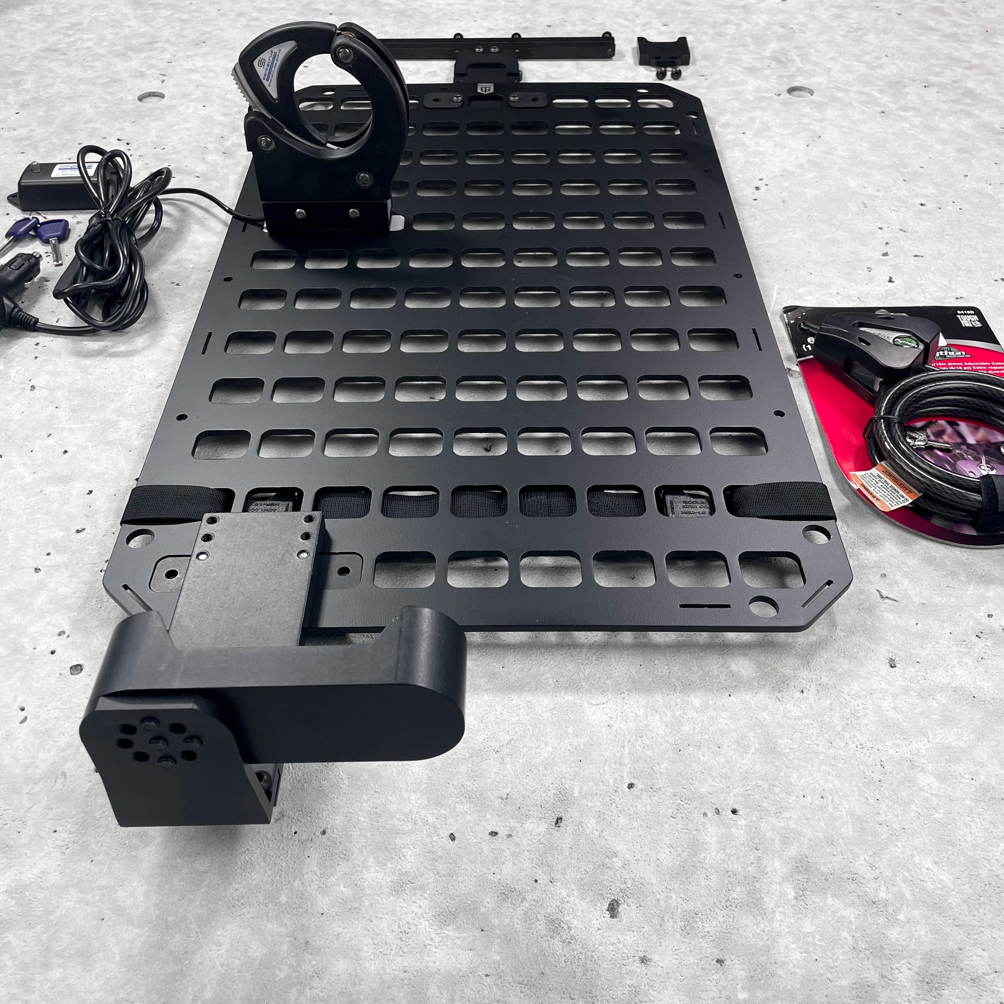 Locking Vehicle Gun Rack Locking Rifle Rack for Truck | Tactical Vehicle Gun Mount