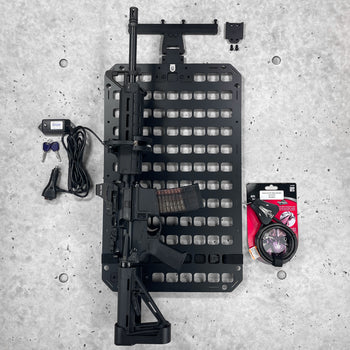 Locking Rifle Rack for Truck | Tactical Vehicle Gun Mount