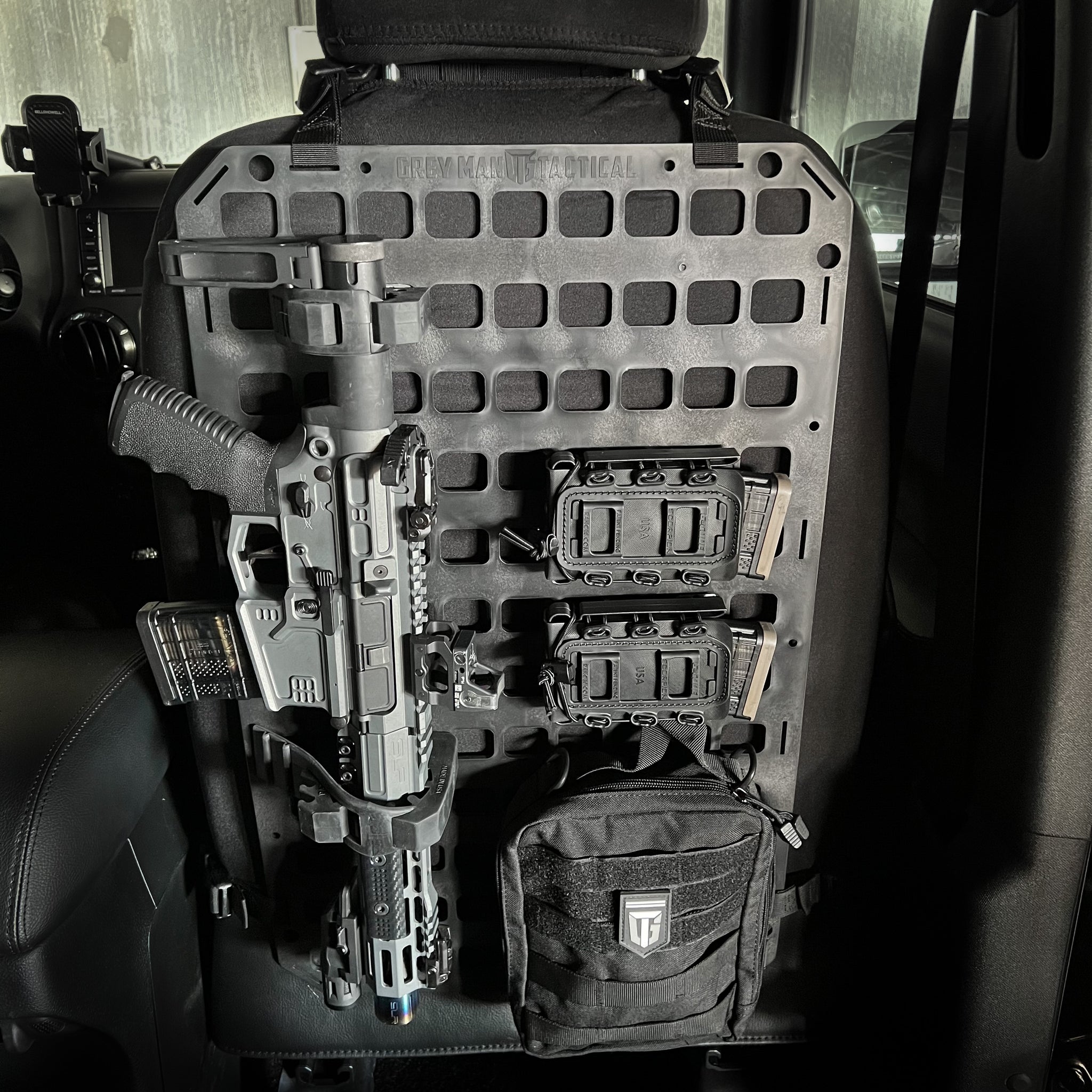 Vehicle Rifle Box Truck Rifle Rack System | Vertical Vehicle Gun Rack