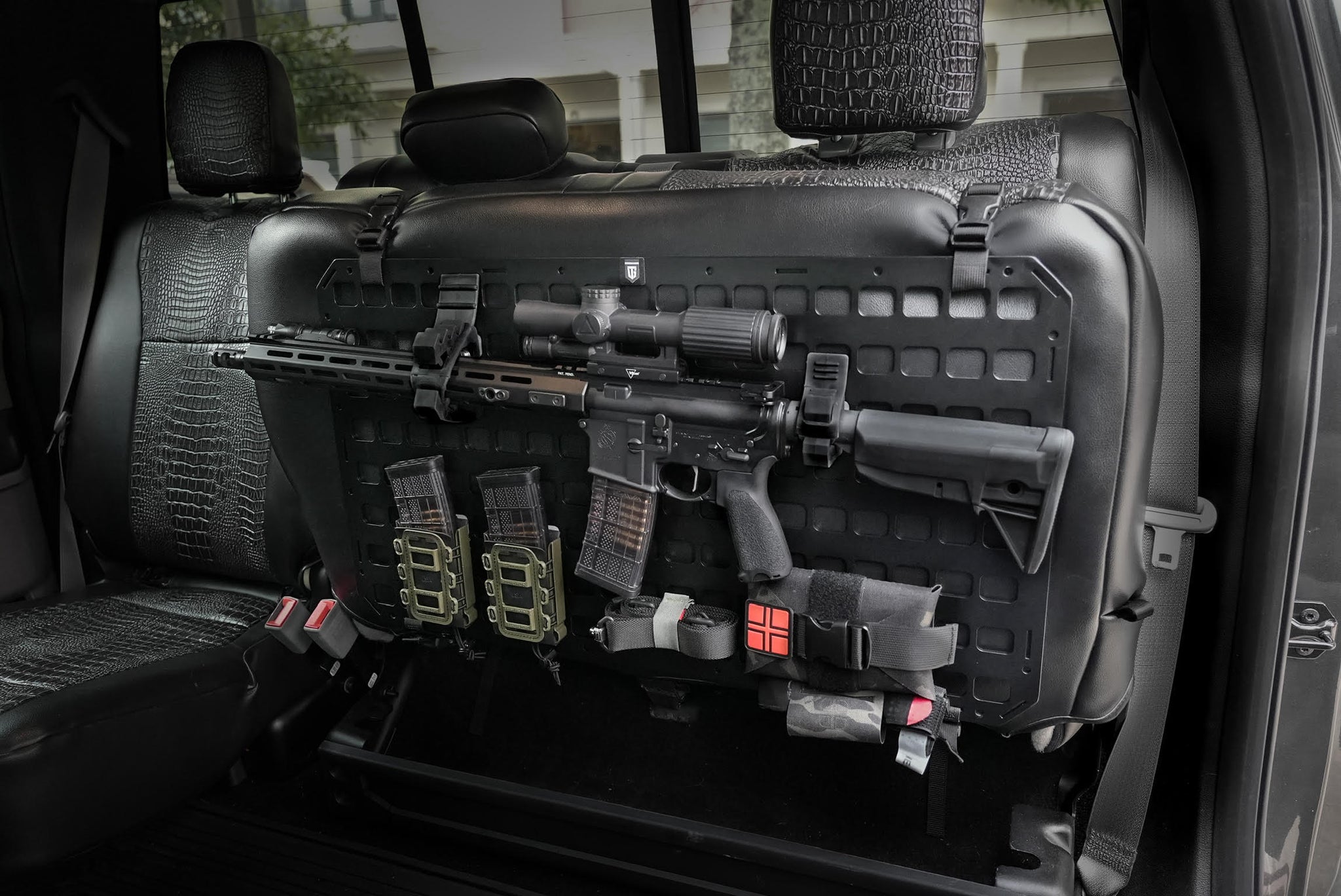 30.25 X 17 RMPX Under Seat MOLLE Panel Tactical Storage