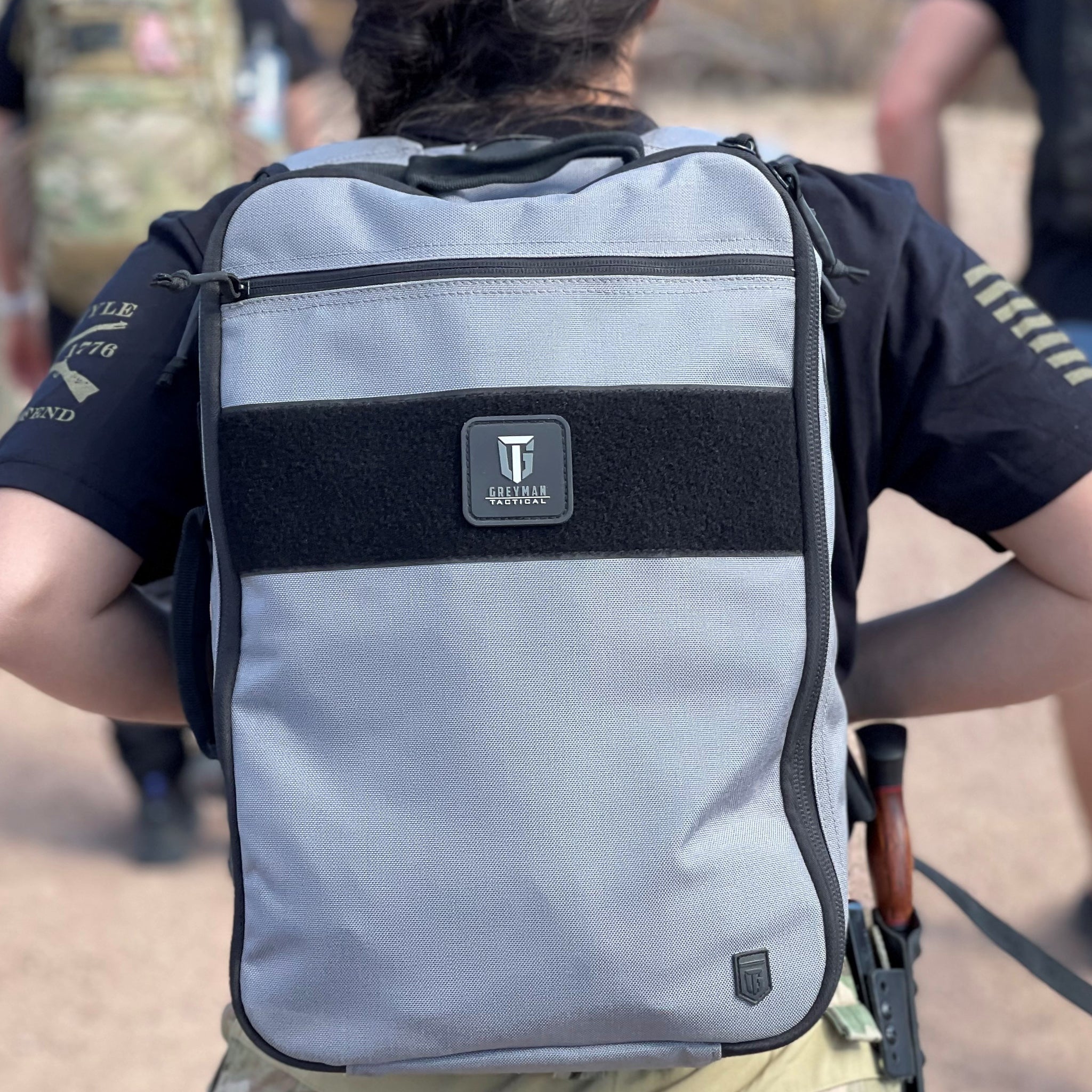 backpack no laptop sleeve grey man Stealth 20L RMP Backpack, Grey / No RMP / No RMP