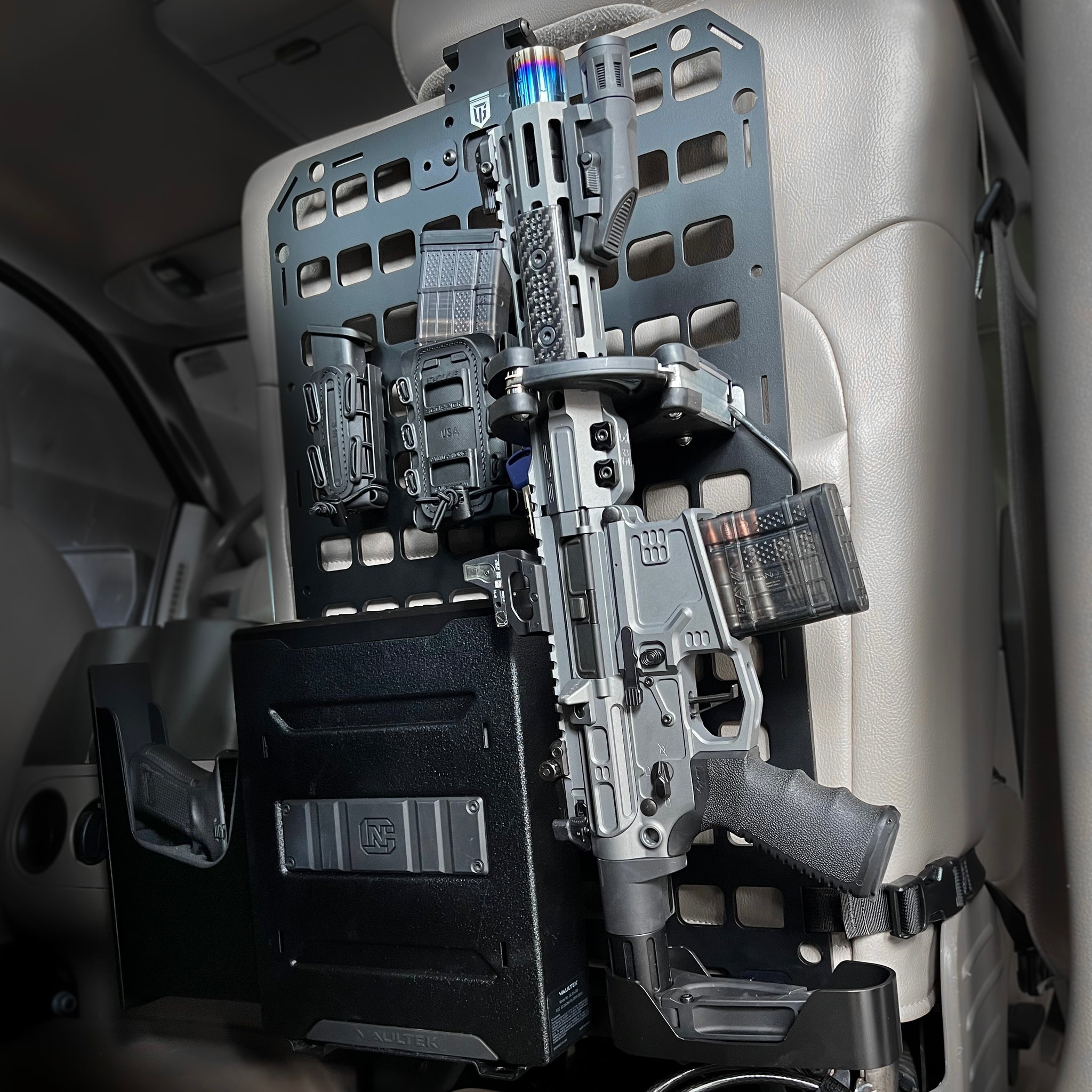 Lockable Gun Rack For Rv #303 - Vehicle Locking Rifle Rack + Pistol Safe RMPX™ Package | Grey ...